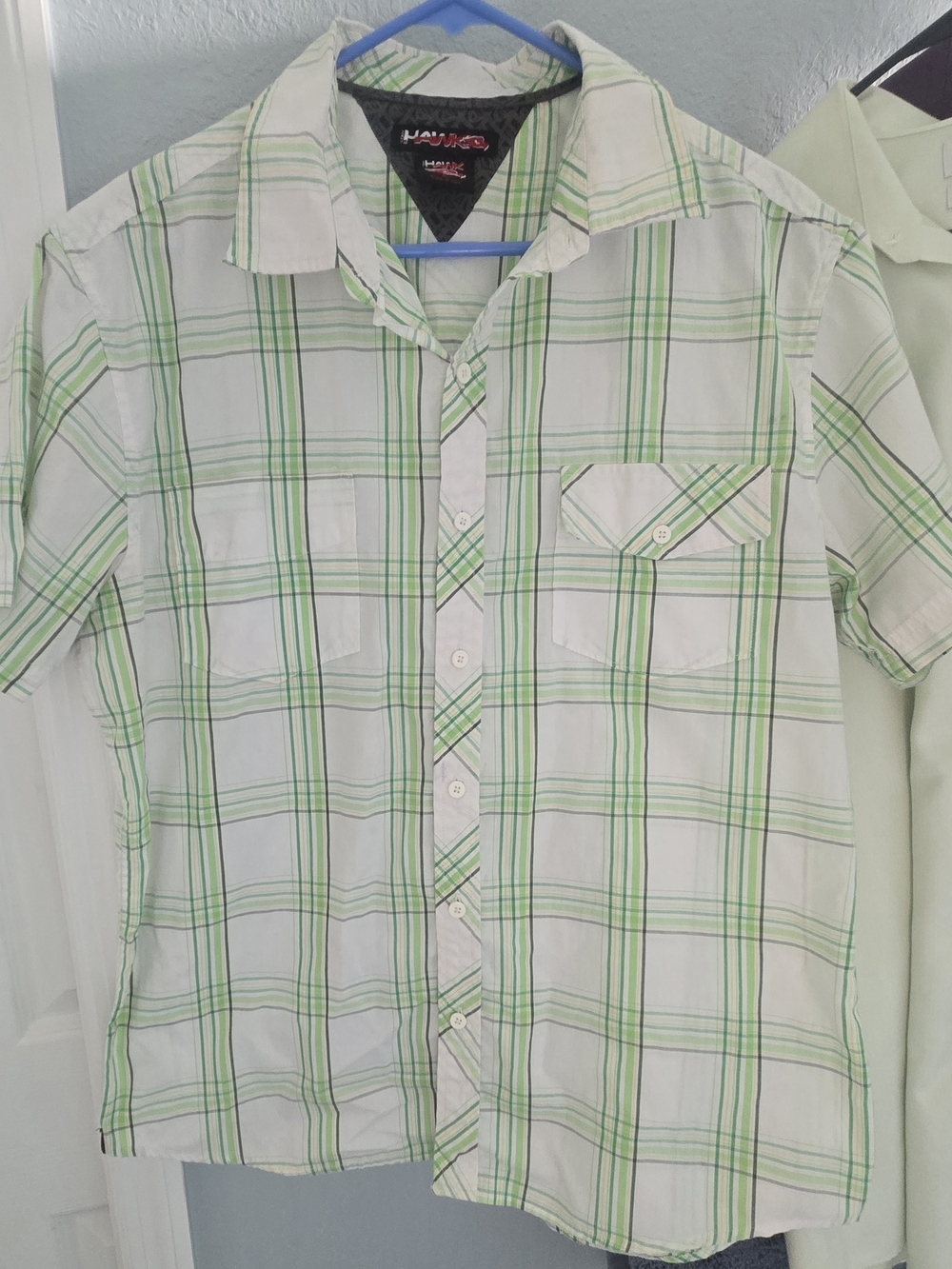 Tony Hawk Mens Button Down Shirt